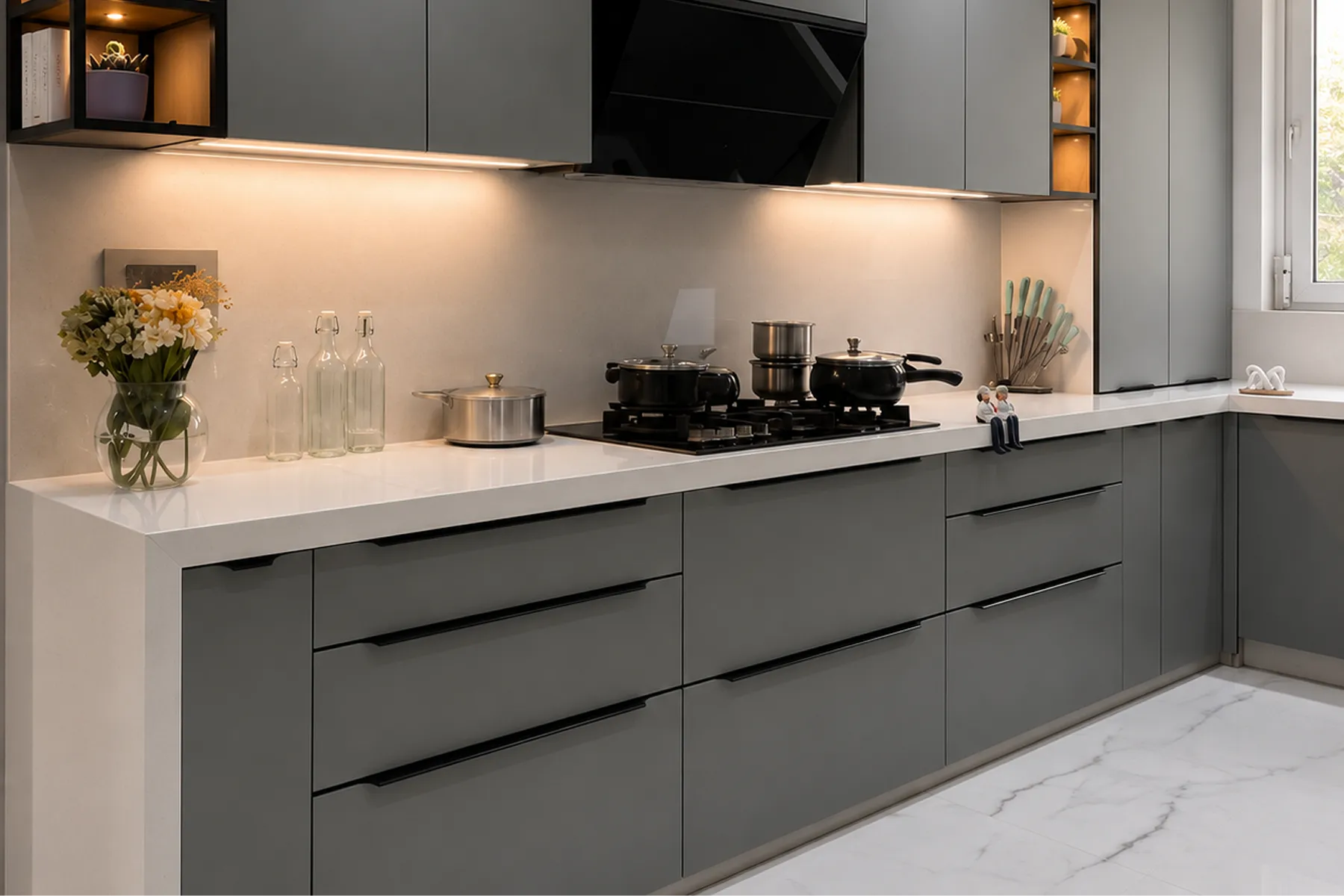 Handleless Kitchen Design