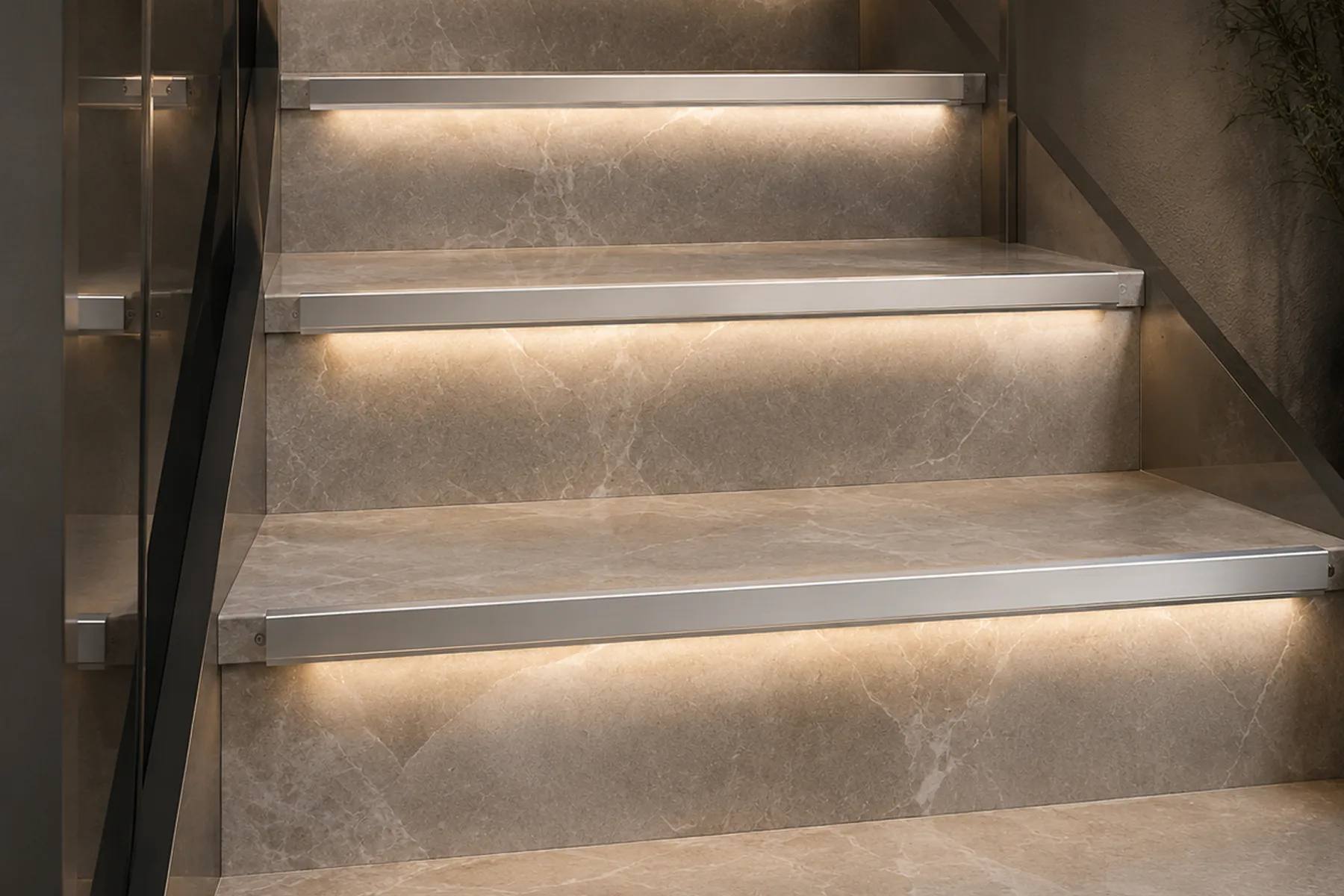G-Handle Profile Used as Stair Edge Trim