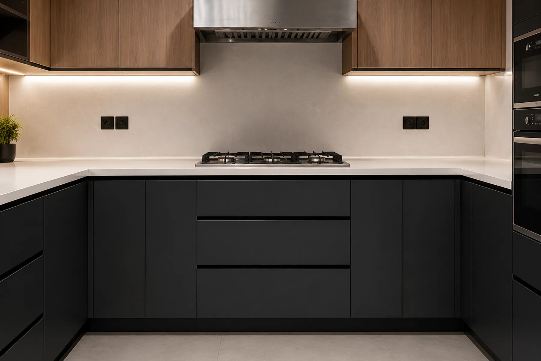 Modular Kitchen Base Setup