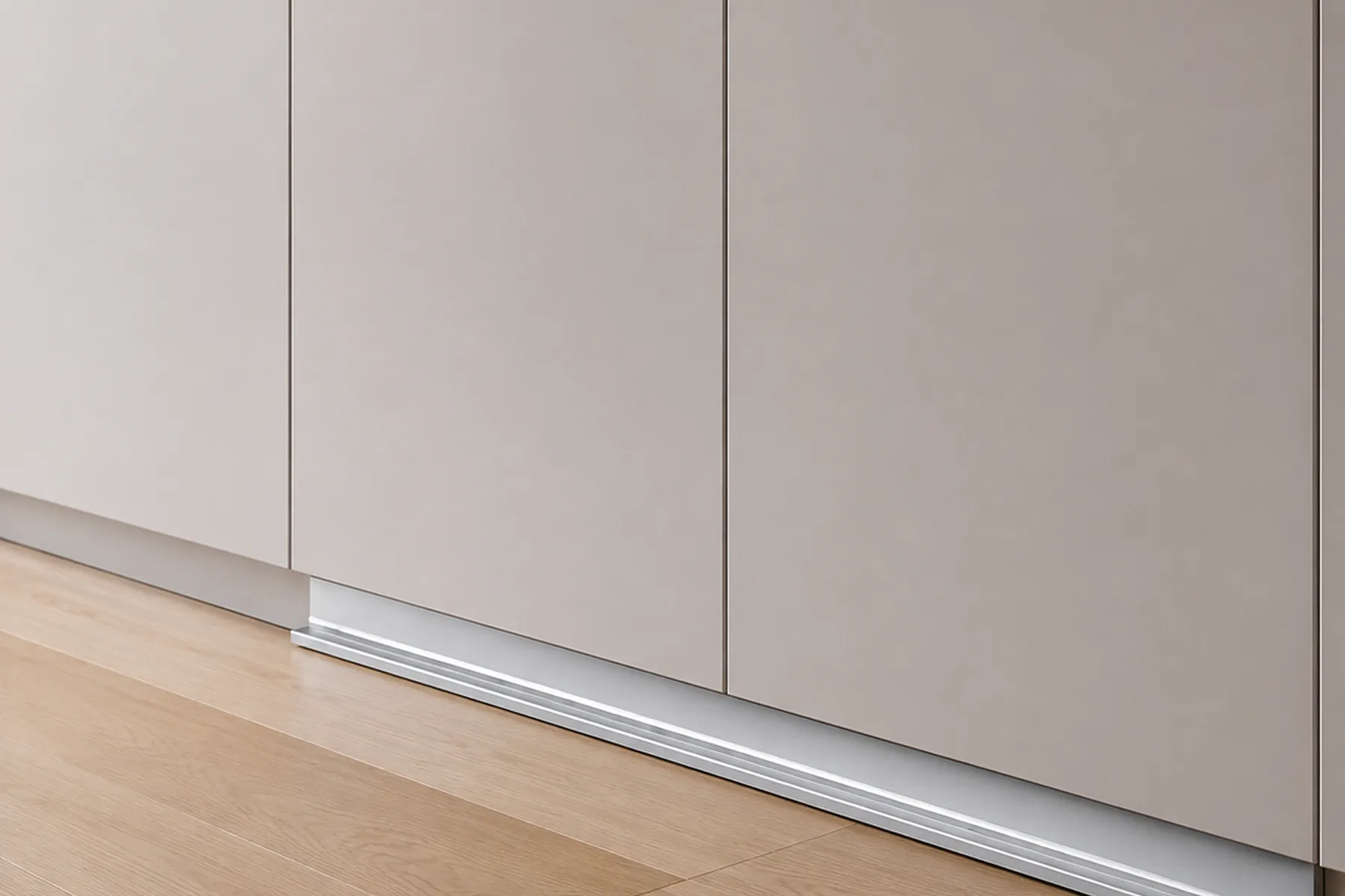 L-Gola Channel Along Wardrobe Cabinet Base