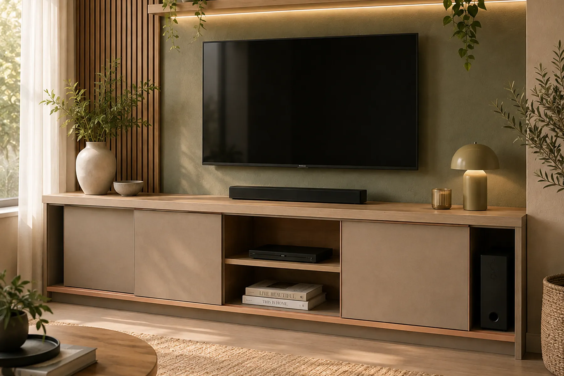 Sliding Wardrobe Beside Home Study Desk