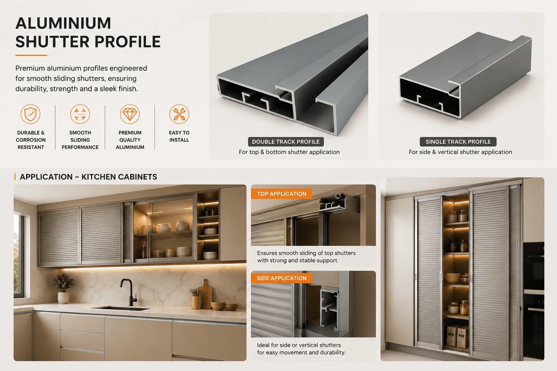 Aluminium Profile Shutters