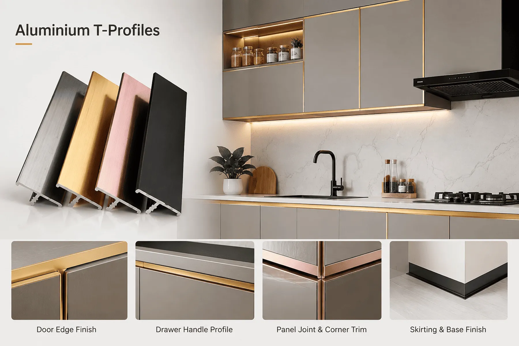Aluminium T-Profiles