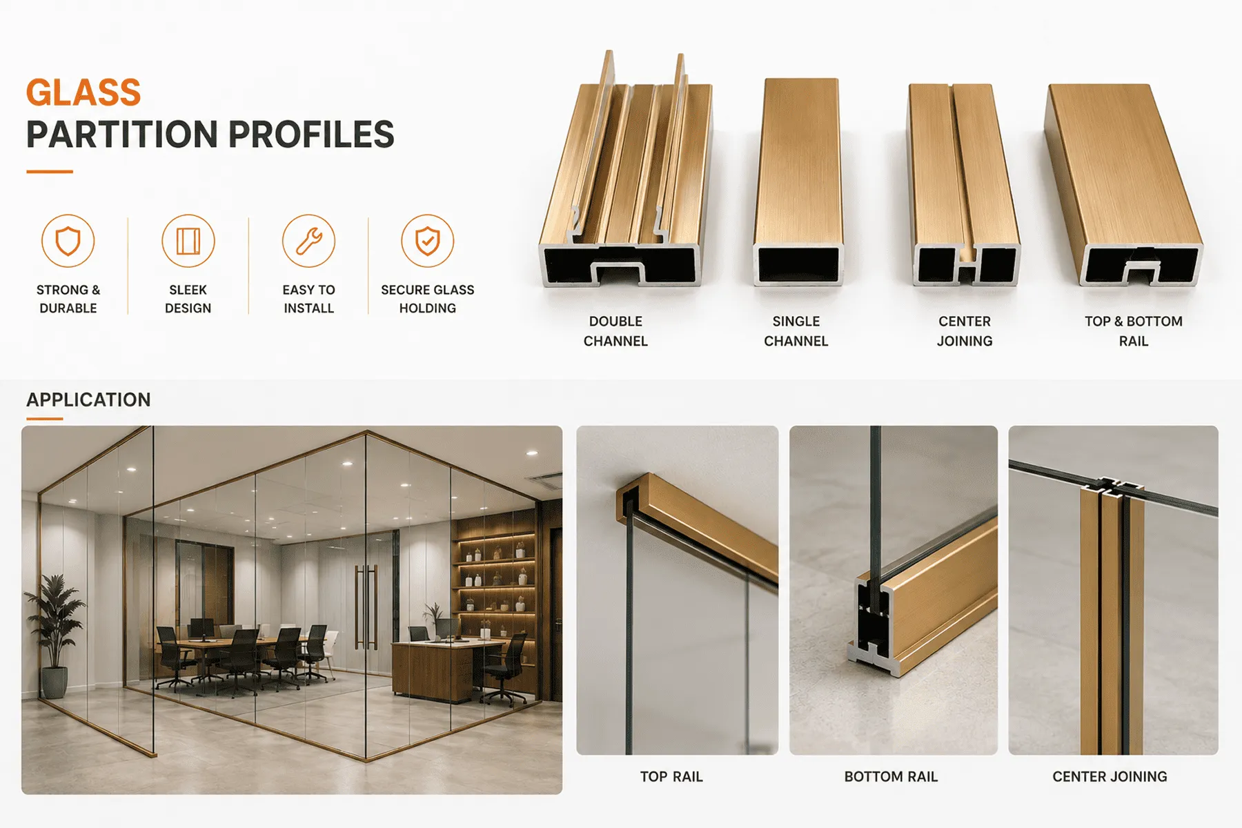 Glass Partition Profiles